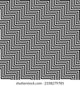 Herringbone-Muster. Nahtlose geometrische Art Deco-Design Hintergrund. Vektorbild
