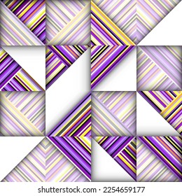 herringbone pattern. Seamless quilting design background. Vector image