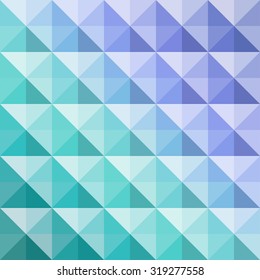 Herring-bone print. Abstract geometric background of colorful triangles. Triangular brick structure. Brickwork with a flow of color. Brochure cover backdrop template. Vector illustration