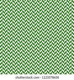 Herringbone Seamless Pattern - Classic green and white herringbone texture