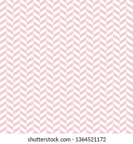 Herringbone Seamless Pattern - Repeating pattern design with art deco motif in pink and white