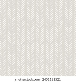 Herringbone seamless pattern. White and beige background.