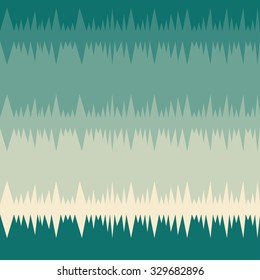 Herringbone striped seamless pattern in turquoise and beige colors. Vector illustration.