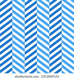 Herringbone vector pattern. Herring bone pattern. Blue tone Herringbone pattern. Seamless geometric pattern for clothing, wrapping paper, backdrop, background, gift card.