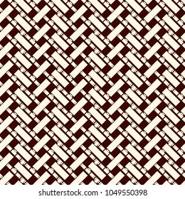 Herringbone wallpaper. Abstract parquet background. Seamless surface pattern with repeated rectangular tiles. Classic geometric ornament. Digital paper, textile print, page fill. Vector art