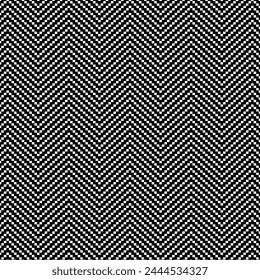 Herringbone Woven Pattern Swatch Pattern Vector Illustration