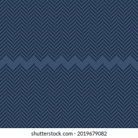 herringbone1 - Monochrome chevron, herringbone textured background. Seamless Pattern, idea for bed sheet, wallpaper, home decoration, other paper print. Geometric design in blue tone.
