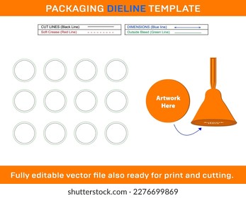  Hershey Kiss Stickers Dieline Template