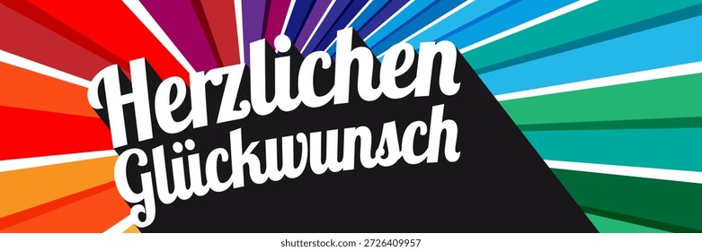 Herzlichen Glückwunsch, Felicitaciones en idioma alemán