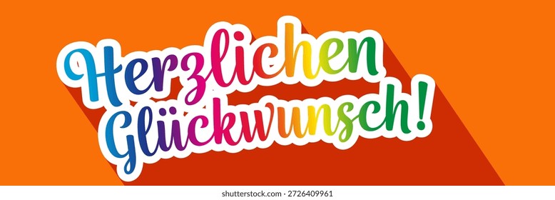 Herzlichen Glückwunsch, Felicitaciones en idioma alemán