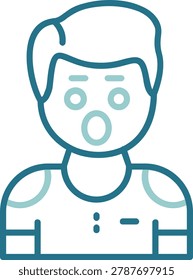 Hesitation Creative Illustration Icon Design