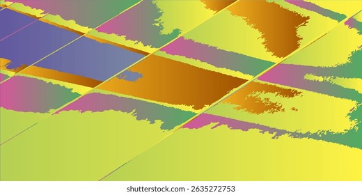 Fondo caótico heterogéneo. Fondo abstracto desgarrado. Ilustración vectorial