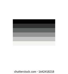heterosexual flag flat icon, vector illustration