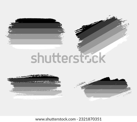 Heterosexual Flag painted with brush on white background. LGBT rights concept. Modern pride parades poster. Vector illustration	

