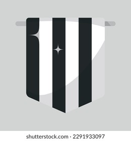 Heterosexual Pride Flag vector illustration. Colorful striped flag icon. Pride month illustration. Vector stock illustration