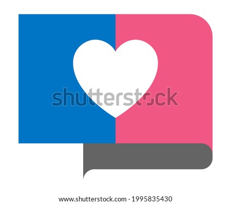 Heterosexual or Straight pride flag, vector illustration