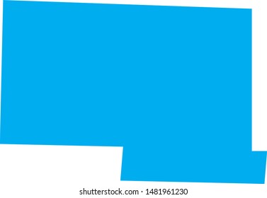 Hettinger County Map In The State Of North Dakota