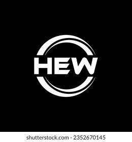 HEW Logo Design, Inspiration for a Unique Identity. Modern Elegance and Creative Design. Watermark Your Success with the Striking this Logo.