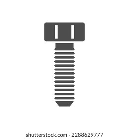 Hex bolt line outline icon