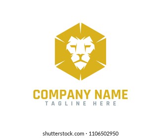 Hexa Lion Logo Design