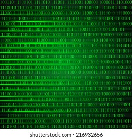 Hexadecimal Computer Code Vector Background Wallpaper Stock Vector ...