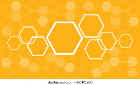 hexagon abstract background , bee hive background