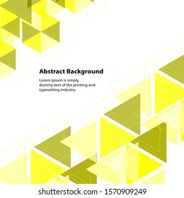 Hexagon Abstract background creative design blend,EPS10 design graphic concept with color yellow. 