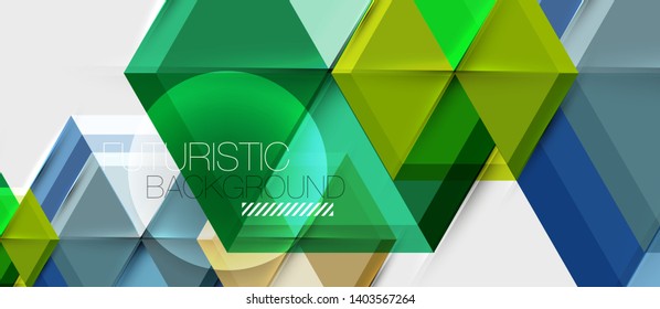 Fondo abstracto hexagonal, plantilla geométrica moderna, diseño de fondo de pantalla de presentación de negocio vectorial