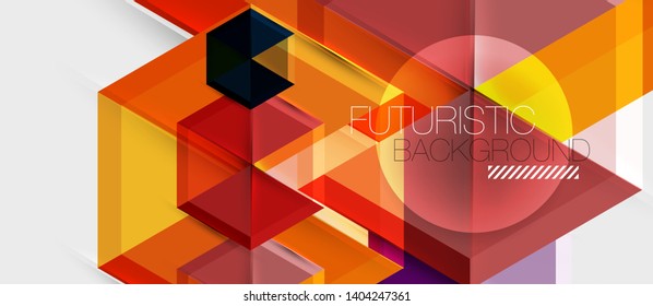 Hexagon abstract background, geometrical modern template, vector business presentation wallpaper design