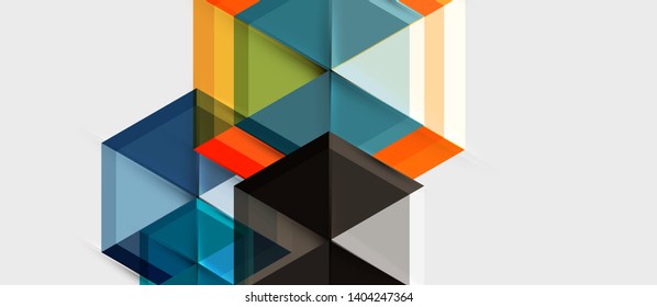 Hexagon abstract background, geometrical modern template, vector business presentation wallpaper design