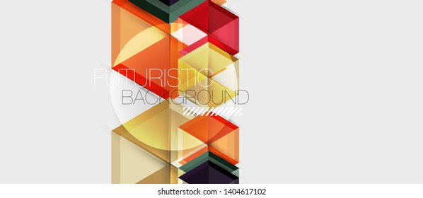 Hexagon abstract background, geometrical modern template, vector business presentation wallpaper design