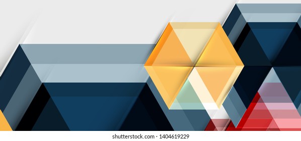 Hexagon abstract background, geometrical modern template, vector business presentation wallpaper design