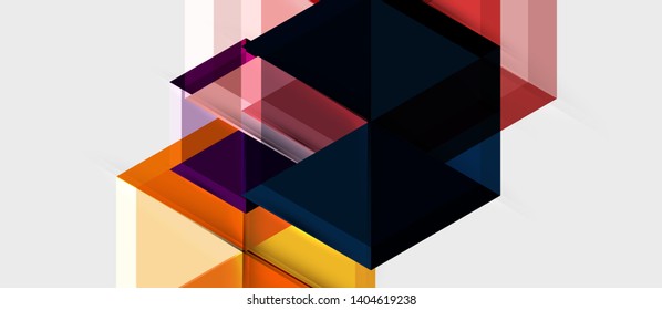 Hexagon abstract background, geometrical modern template, vector business presentation wallpaper design