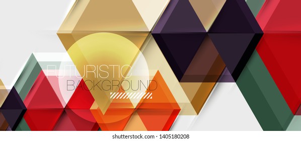 Hexagon abstract background, geometrical modern template, vector business presentation wallpaper design