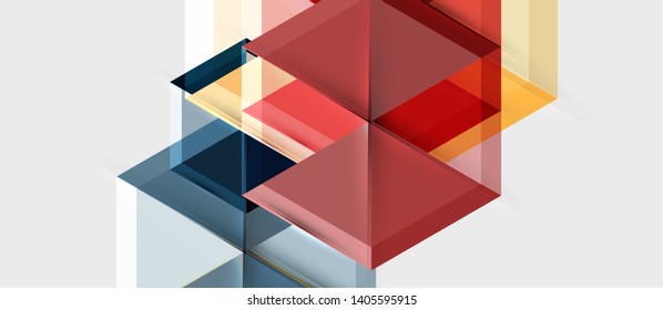 Hexagon abstract background, geometrical modern template, vector business presentation wallpaper design