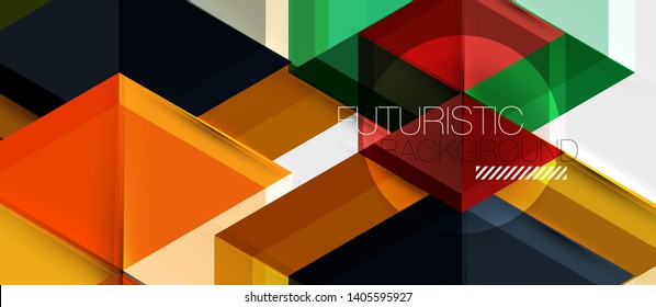 Hexagon abstract background, geometrical modern template, vector business presentation wallpaper design