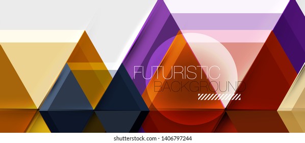 Hexagon abstract background, geometrical modern template, vector business presentation wallpaper design