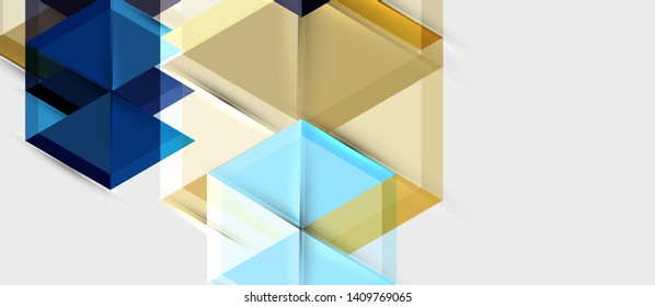 Fondo abstracto hexagonal, plantilla geométrica moderna, diseño de fondo de pantalla de presentación de negocio vectorial