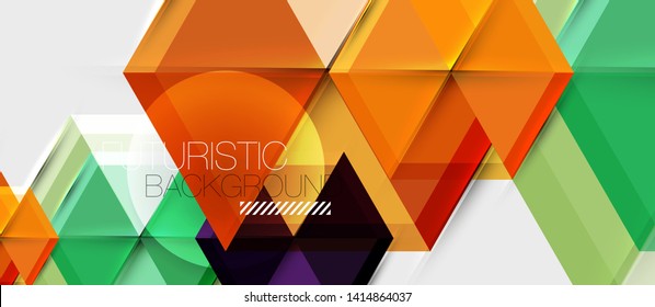 Hexagon abstract background, geometrical modern template, vector business presentation wallpaper design
