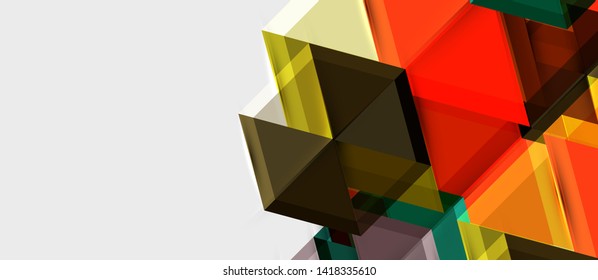 Hexagon abstract background, geometrical modern template, vector business presentation wallpaper design