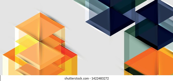 Hexagon abstrakter Hintergrund, geometrisch-moderne Vorlage, Vektorgrafik-Geschäftspräsentation, Tapete-Design
