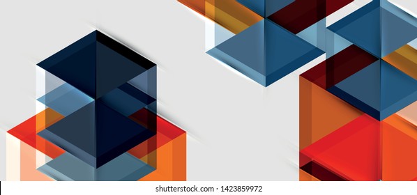 Hexagon abstract background, geometrical modern template, vector business presentation wallpaper design