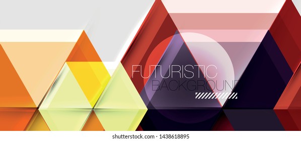 Hexagon abstract background, geometrical modern template, vector business presentation wallpaper design