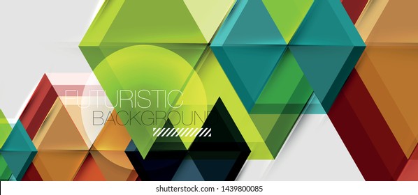 Hexagon abstract background, geometrical modern template, vector business presentation wallpaper design