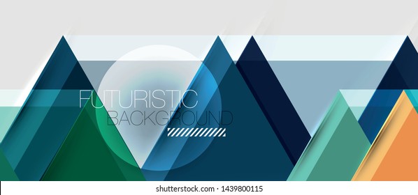 Hexagon abstract background, geometrical modern template, vector business presentation wallpaper design