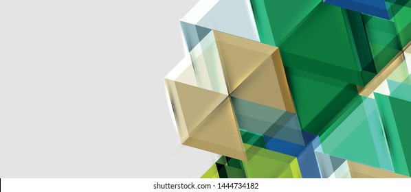 Hexagon abstract background, geometrical modern template, vector business presentation wallpaper design