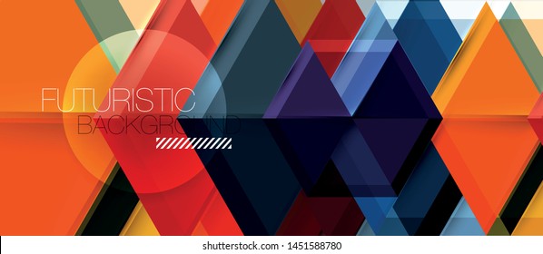 Hexagon abstract background, geometrical modern template, vector business presentation wallpaper design