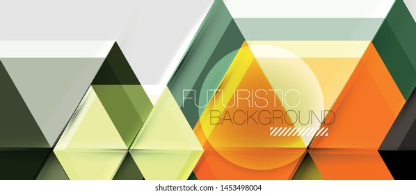 Hexagon abstract background, geometrical modern template, vector business presentation wallpaper design