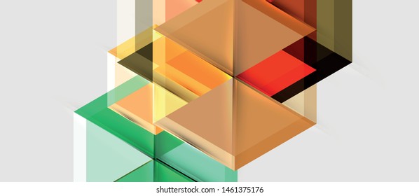 Hexagon abstract background, geometrical modern template, vector business presentation wallpaper design