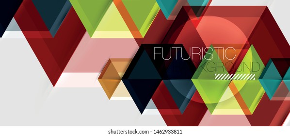 Fondo abstracto hexagonal, plantilla geométrica moderna, diseño de fondo de pantalla de presentación de negocio vectorial